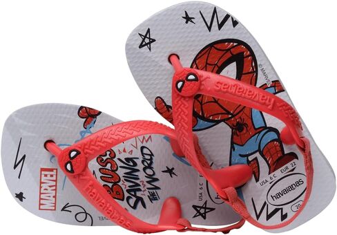 صندل Marvel للفتيات من Havaianas باللون الرمادي الجليدي in Saudi Arabia