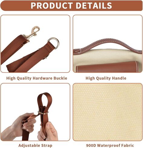 Wakytu Dog Lift Harness Dog Carrier Dog VES Harness Adjustable Dog Leash with Small Puppy Treat Bag Dog Poop Bag for Small Medium Cat Dog in Kuwait