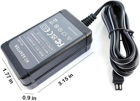 استمتع بشاحن محول التيار المتردد AC-L200 الفريد من نوعه، استبدل AC-L200 AC-L200C AC-L20 AC-L25 AC-L25A AC-L25B AC-L25C لكاميرا الفيديو Sony Handycam DCR-DVD/HC/PC/SR/SX Series، HDR - كاميرات سلسلة CX/HC/PJ/SR in Kuwait