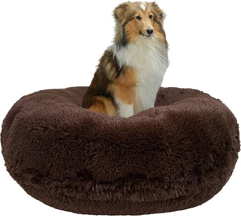 سرير Bessie and Barnie Signature Lollipop Luxury Shag الإضافي المصنوع من الفرو الصناعي للحيوانات الأليفة/الكلب (أحجام متعددة) in Kuwait