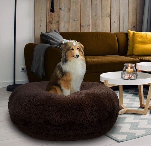 سرير Bessie and Barnie Signature Lollipop Luxury Shag الإضافي المصنوع من الفرو الصناعي للحيوانات الأليفة/الكلب (أحجام متعددة) in Kuwait