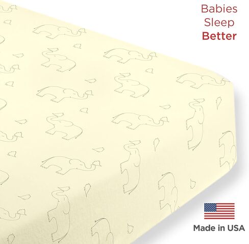 ملاءة سرير ملائمة للأطفال من SwaddleDesigns، ينام الطفل بشكل أفضل على أنعم الفانيلا القطنية، صنع في الولايات المتحدة الأمريكية، أرنب الحديقة باللون الوردي الباستيل in Kuwait