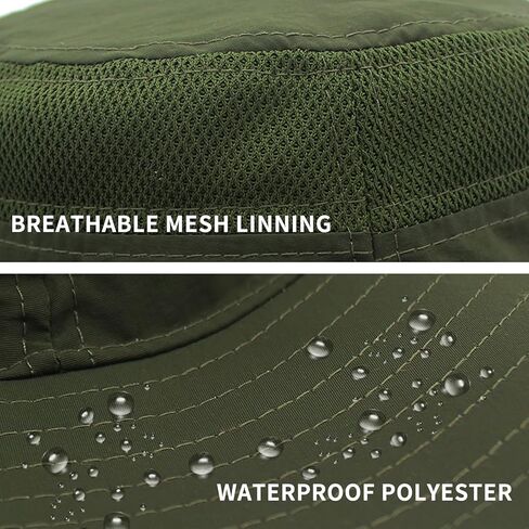 قبعة صيد السمك، قبعة شمسية للحماية من الأشعة فوق البنفسجية، قبعة واسعة الحافة للرجال والنساء، بوني لجولف سفاري بيتش in Kuwait