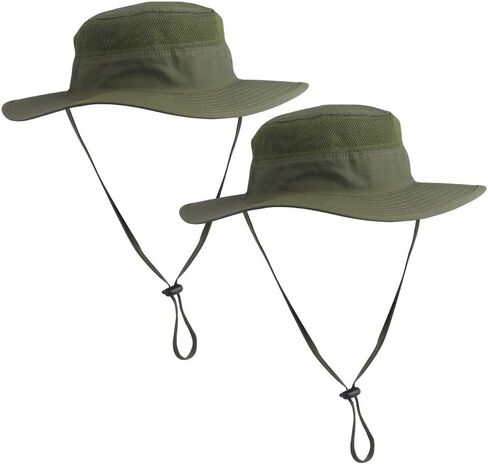 قبعة صيد السمك، قبعة شمسية للحماية من الأشعة فوق البنفسجية، قبعة واسعة الحافة للرجال والنساء، بوني لجولف سفاري بيتش in Kuwait