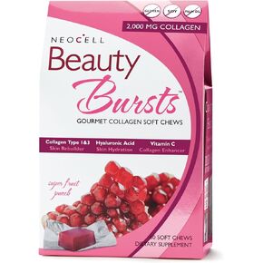 اقراص مضغ بيوتي برست لينة لتحفيز الكولاجين بنكهة العنبية من نيو سيل - 60 قرص in Kuwait