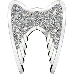 ZOLAPI Guardian Angel Wing,Crystal Rhinestone Diamond Glass Mirror,Heavenly Wings for Home Decor,Perfect Wall Decoration for Bedroom/Living Room/Hallway(16"x20"x1") in Kuwait