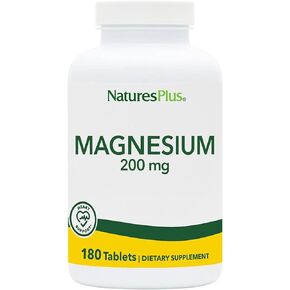 Nature's Plus Magnesium - 200 mg - 180 Tablets