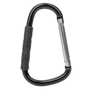 مشبك عربة الأطفال ذو الخطاف الكبير من نوبي مع قبضة ناعمة - أسود in Kuwait