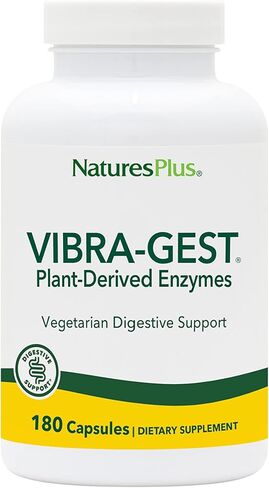 Natures Plus - Source Of Life Vibra-Gest 180 Vegetarian Capsules 48413 in Saudi Arabia