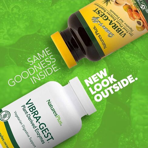Natures Plus - Source Of Life Vibra-Gest 180 Vegetarian Capsules 48413 in Saudi Arabia