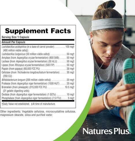 Natures Plus - Source Of Life Vibra-Gest 180 Vegetarian Capsules 48413 in Saudi Arabia