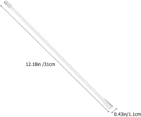 Rod for Window Blind Tilt Blinds Pole - Horizontal Window Blinds Replacement Rod, Horizontal Window Blind Replacement with Hook, Blind Opener Pole (12 Inch) Blind Tilt Rod in Kuwait