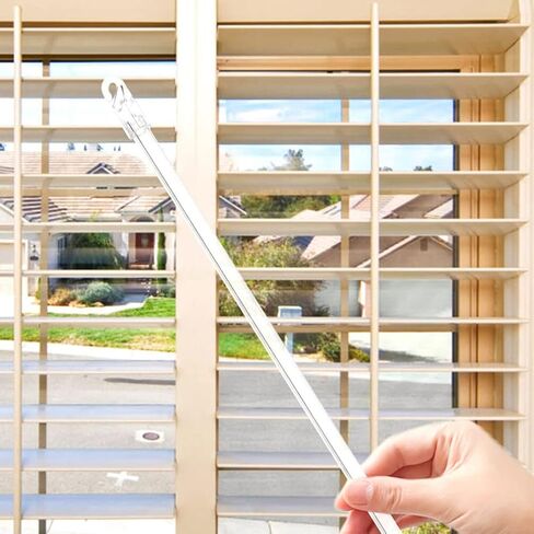 Rod for Window Blind Tilt Blinds Pole - Horizontal Window Blinds Replacement Rod, Horizontal Window Blind Replacement with Hook, Blind Opener Pole (12 Inch) Blind Tilt Rod in Kuwait