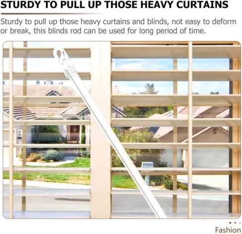 Rod for Window Blind Tilt Blinds Pole - Horizontal Window Blinds Replacement Rod, Horizontal Window Blind Replacement with Hook, Blind Opener Pole (12 Inch) Blind Tilt Rod in Kuwait