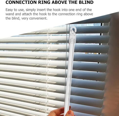 Rod for Window Blind Tilt Blinds Pole - Horizontal Window Blinds Replacement Rod, Horizontal Window Blind Replacement with Hook, Blind Opener Pole (12 Inch) Blind Tilt Rod in Kuwait