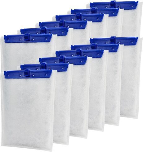 xbbwmrs 8-pack خراطيش فلتر بديلة كبيرة لمرشحات Tetra Whisper Bio-Bag خراطيش فلتر حوض السمك الكبيرة لـ Tetra 20i/40i IQ20/30/45/60 PF20/30/40/60 مرشحات الطاقة - جاهزة للاستخدام in Kuwait