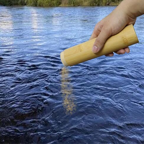 مجموعة INKNOTE المكونة من 2 أنبوب صغير من الخيزران الصغير صديق للبيئة وقابل للتحلل البيولوجي، أنبوب حرق الجثث، جرة حرق الجثث وحقيبة مخملية سوداء للبشر والنساء والحيوانات الأليفة والكلاب والقطط (9 بوصة × 2 بوصة) in Kuwait