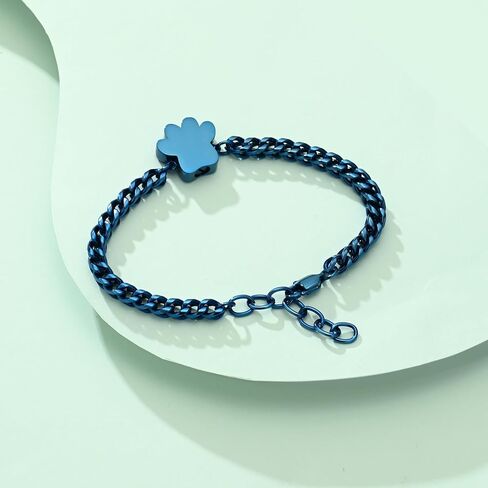 VCCWYQK Pfote drucken Urne Armband für Asche für Hund Katze Einäscherung Schmuck für Asche niedliche Tiere einstellbar Memorial Keepsake Armbänder Schmuck Geschenke für Frauen in Kuwait