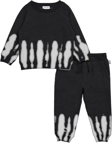 مجموعة رائعة للأولاد الصغار من Bleach Dye Jogger in Kuwait