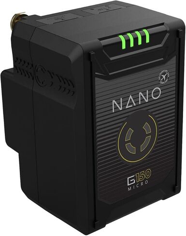 بطارية Core SWX Nano Micro 14.8V 147Wh Li-Ion ذهبية التركيب، عبوتان مع شاحن مزدوج in Kuwait