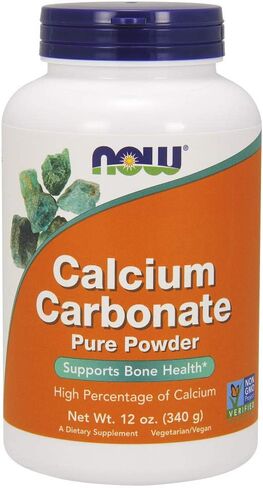 NOW Foods Calcium Carbonate Powder, 12 Ounce in Saudi Arabia