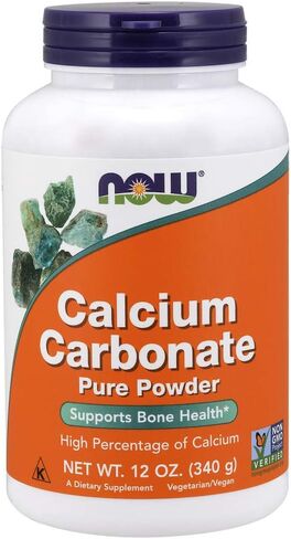NOW Foods Calcium Carbonate Powder, 12 Ounce in Saudi Arabia
