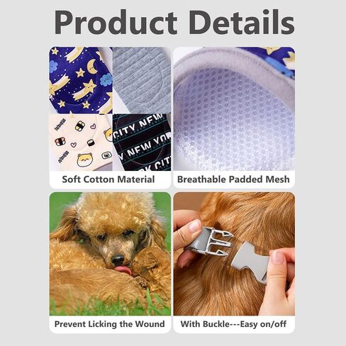 HDKUW Dog Elbow Protector, Dog Front Leg Recovery Sleeve for Prevent Licking Wound, Elbow Sleeves with Mesh Pad for Medium Large Dogs Cherry M in Kuwait