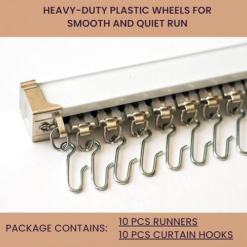 إكسسوارات مسارات الستائر Jos & Haz | قبعات نهاية in Kuwait