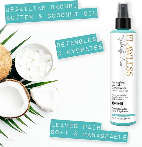 Flawless by Gabrielle Union - Detangling Leave-in Hair Conditioner, 240ml in Saudi Arabia