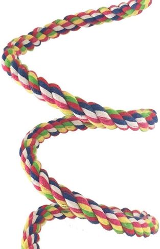 ألعاب الببغاء على شكل حبل الطيور من بيتس vv، لعبة الطيور الحلزونية للكوكاتيل، مقاس 43 بوصة و13.7 بوصة من حبل بنجي للطيور مناسبة لملحقات قفص الطيور in Kuwait