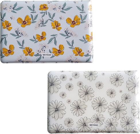 Small Photo Album 4x6, 2 Pack Packing, 64 Sturdy & Clear Inner Pockets For 4"x6" Photos, Soft Touch Vegan Leather Covers, Unique & Beautiful Printing (E) in Saudi Arabia
