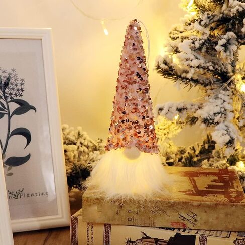 أضواء جنوم عيد الميلاد من GMOEGEFT، جنوم عيد الميلاد السويدي سانتا تومتي، زينة عيد الميلاد الشمالية - مجموعة من 4 (ندفة الثلج) in Kuwait