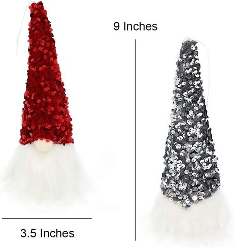 أضواء جنوم عيد الميلاد من GMOEGEFT، جنوم عيد الميلاد السويدي سانتا تومتي، زينة عيد الميلاد الشمالية - مجموعة من 4 (ندفة الثلج) in Kuwait