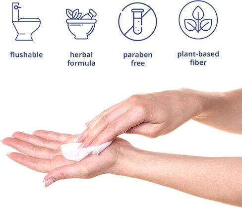 مناديل مبللة للاطفال، مناديل مبللة لحفاضات الاطفال الحساسة للعناية الطبيعية، لا تسبب الحساسية، 4 عبوات بغطاء قلاب (اجمالي 160 منديل) in Kuwait