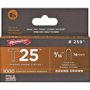 مجموعة من 2 X حزمة من 5 ستابلز Rnd Crwn 1/4 بوصة، 9/16 بوصة 1000 / حزمة ربط in Kuwait