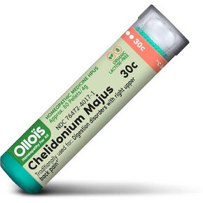 OLLOIS Chelidonium Majus 30c Organic, Lactose-Free, Vegan, Homeopathic Medicine, 80 Pellets (Pack of 1) in Kuwait