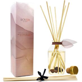 لوف سبا مجموعة شموع ديكورية للمنزل بدون فتيل ومعطر هواء | فكرة هدية رائعة للام او الجدة او النانا او الاب او العمة براون لوف ايرث in Kuwait