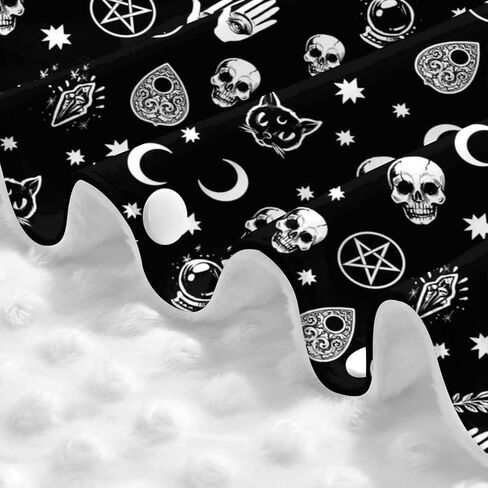 Mcewoel Goth Winter Car Seat Cover for Baby, Nursing Cover for Mom, Gothic Skull Baby Stuff Gifts for Boys Girls Shower in Kuwait