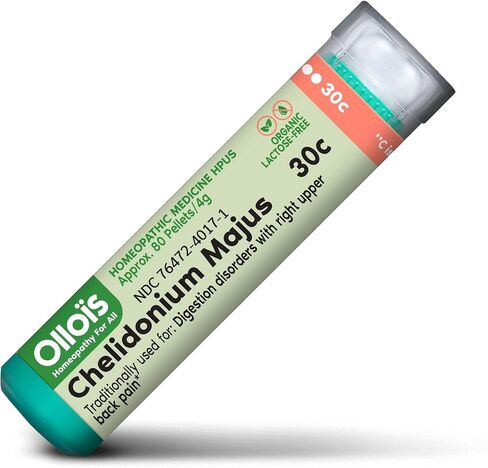 OLLOIS Chelidonium Majus 30c Organic, Lactose-Free, Vegan, Homeopathic Medicine, 80 Pellets (Pack of 1) in Saudi Arabia