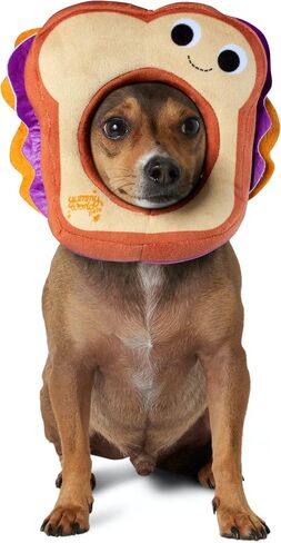 Rubie's Yummy World Costume PB&J Pet Costume Face Headpiece, As Shown, Medium/Large in Saudi Arabia