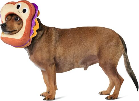 Rubie's Yummy World Costume PB&J Pet Costume Face Headpiece, As Shown, Medium/Large in Saudi Arabia