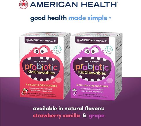 AMERICAN HEALTH Probiotic Kid Chewables, 30 Count in Kuwait