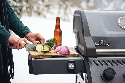 Napoleon Freestyle 365 Propane Gas BBQ Grill - F365DPGT - Barbecue Gas Cart, With 3 Burners, Folding Side Shelves, Instant Failsafe Ignition, Porcelain Coated Cast Iron Cooking Grids in Kuwait