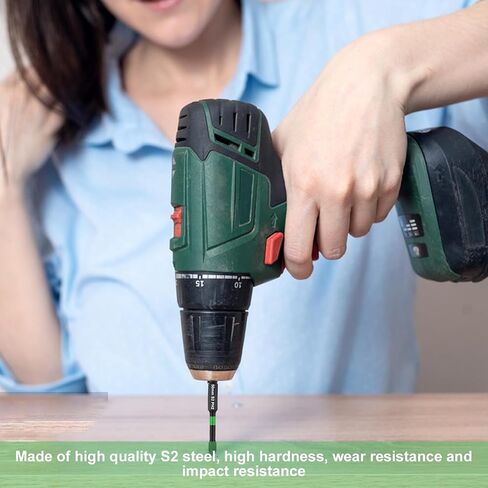 مجموعة رؤوس فيليبس مغناطيسية، 6 قطع من رؤوس فيليبس #2 لمفك البراغي المغناطيسي، رؤوس مثقاب فيليبس مغناطيسية 25-150 ملم، لقم سداسية 1/4 انش لمفك البراغي in Kuwait