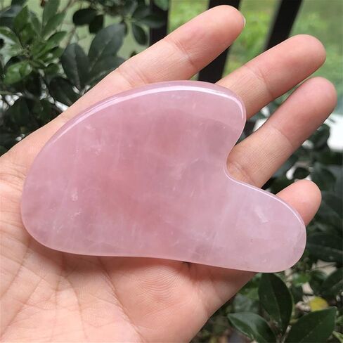 أداة تدليك Fekuar Natural Green Aventurine Gua Sha لبشرة الجسم والوجه، لوح كشط كريستالي للعلاج بالوخز بالإبر في المنتجعات الصحية، علاج نقطة الزناد in Saudi Arabia