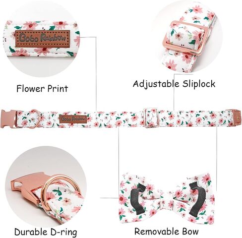 Dog Collar-Shark Print Adjustable Cute Pet Collar Soft Blue Dog Collars with Bow Tie Durable Cotton Metal Buckle Puppy Collar Gift for X-Small Dogs in Saudi Arabia