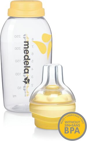 Medela Calma Bottle Nipple | Baby Bottle Teat for use with Medela collection bottles | Made without BPA | Air-Vent System | 8oz / 250mL in Saudi Arabia