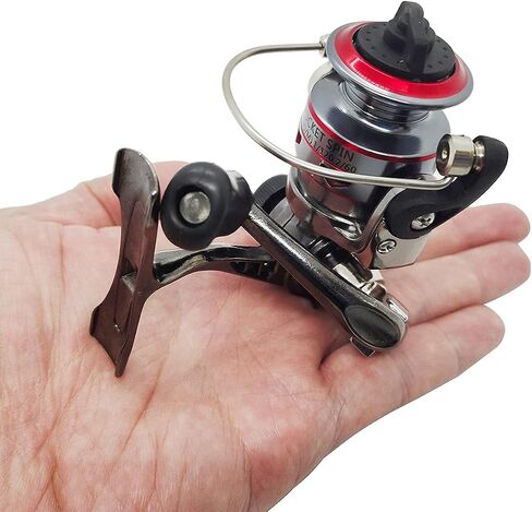 Micro Compact Spinning Reel, Mini 100 Metal Small Fishing Reel for Freshwater and All Season Fishing in Saudi Arabia