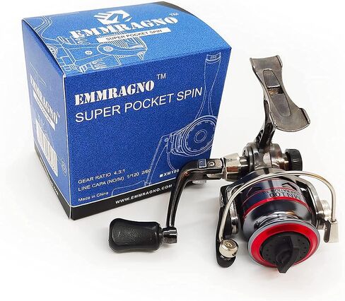 Micro Compact Spinning Reel, Mini 100 Metal Small Fishing Reel for Freshwater and All Season Fishing in Saudi Arabia