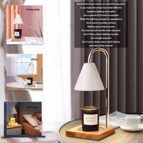 Candle Warmer Lamp, Jar Candles with Timer Safe Efficient and Dimmable Electric Candle Lamp in Saudi Arabia